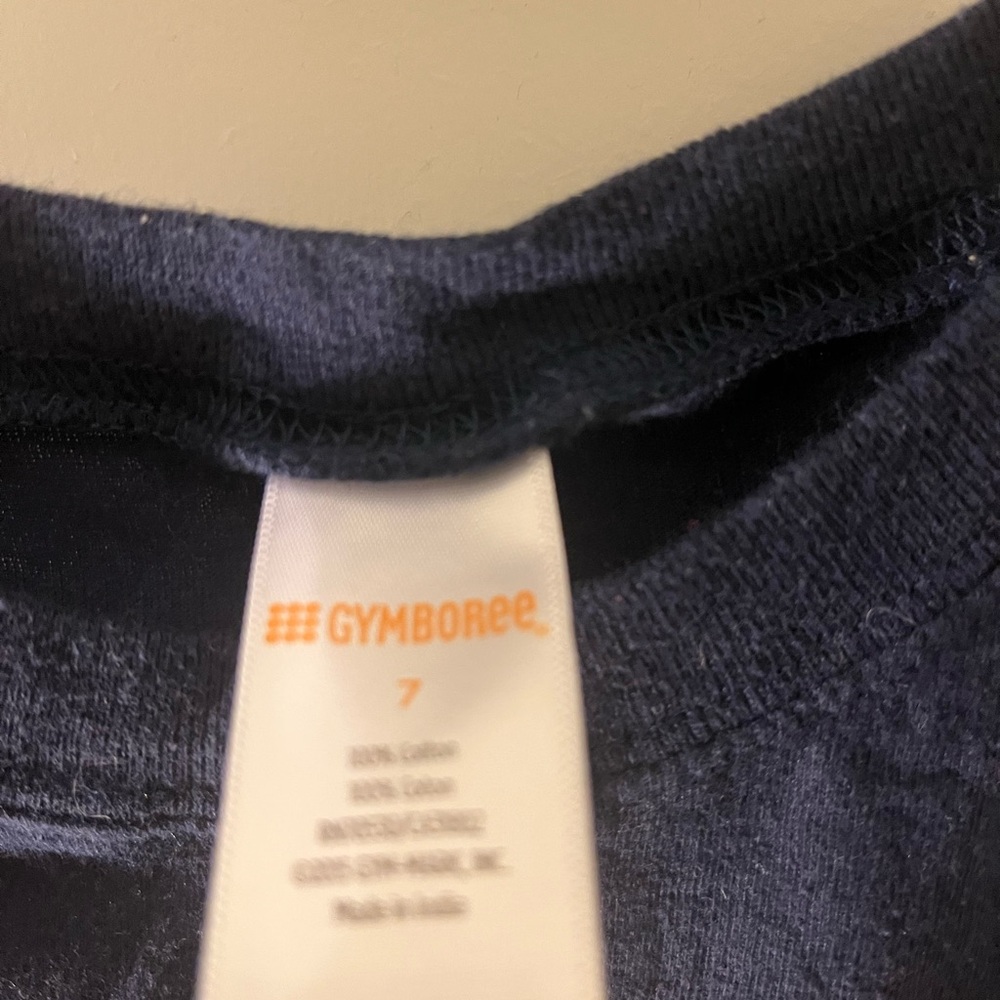 Gymboree Boys Graphic Print Muscle Shirt Tank Size 7 Blue - Picture 6 of 6